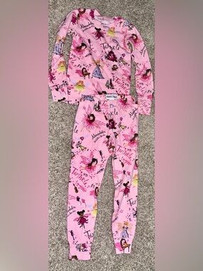 Books To Bed Girls 3 Twinkle Fairy pink pajama set